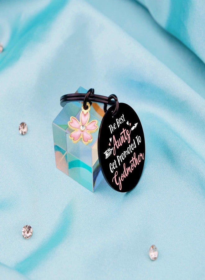 Aisity Godmother Gift Keychain for Women Godmother Proposal Gift Christian Baptism Gifts for Women God Mother Cute Pregnancy Baby Announcement Present Christmas Stocking Stuffers - Image 4